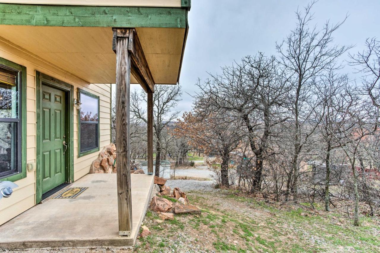 Medicine Park Cabin Rental With Mountain View Exterior foto