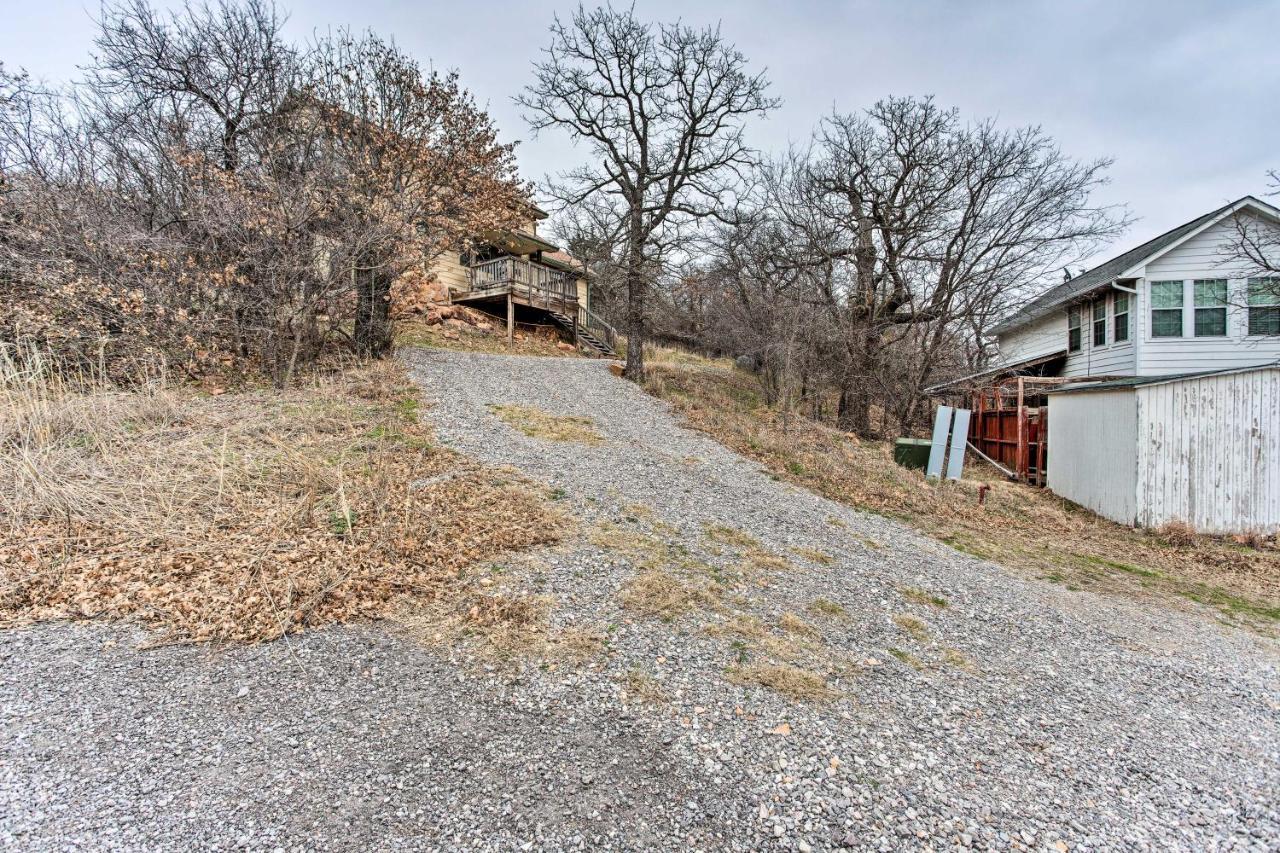 Medicine Park Cabin Rental With Mountain View Exterior foto